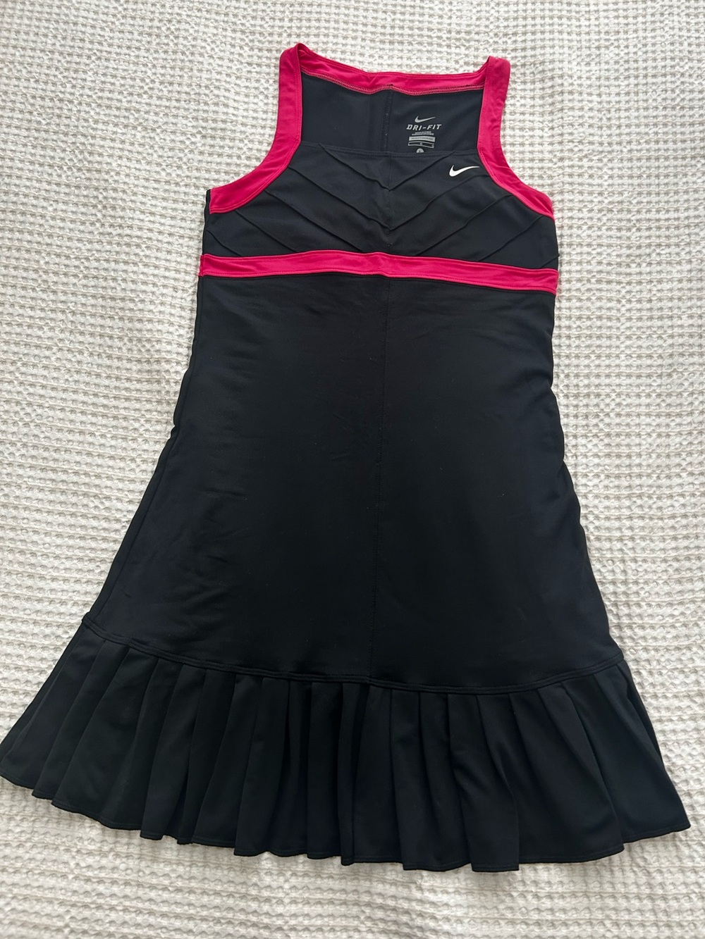 Nike Black and Pink Dri-FIT  Tennis Dress